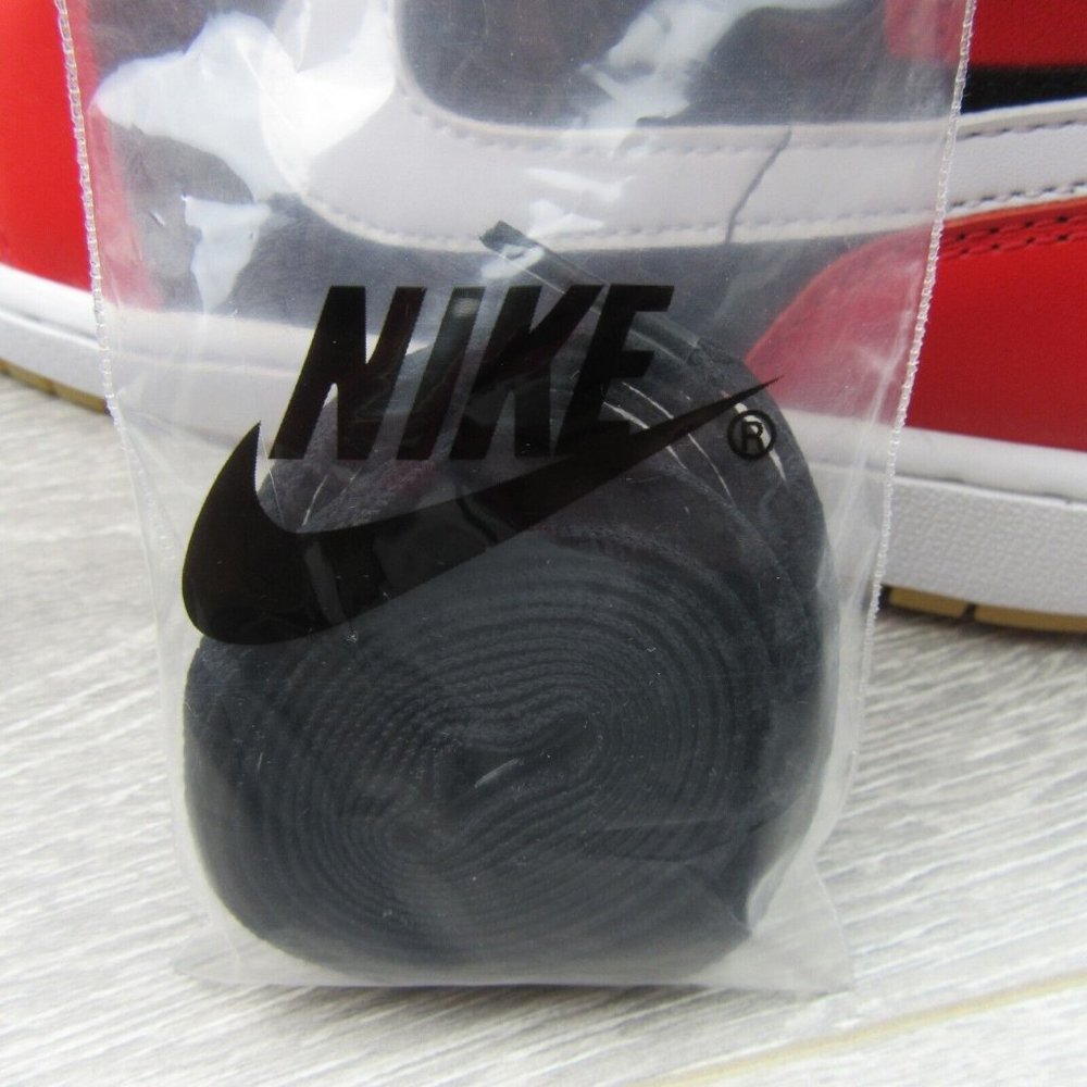 Air Jordan 1 Mid SE Christmas Black Red Sneakers Mens Size 14 NEW - Picture 10 of 16